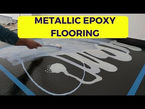 Metallic Epoxy Floor - How to Apply step by step (2018)
