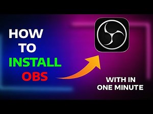 How to Install and Download OBS studio on Windows PC or Laptop.