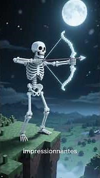 Le Squelette de Minecraft… le sniper de la nuit ! 🏹💀