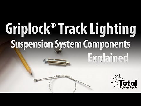 Track Lighting Cable Gripping Suspension System Components Explained by Total Track Lighting