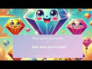 Shine, Diamond Bright! | Fun Shapes Song for Kids | #learningforkids #PreschoolSong #learnshapes