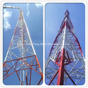 [Hot Item] Dialog 70m Télécom Angular Tour Autoporteuse en Treillis