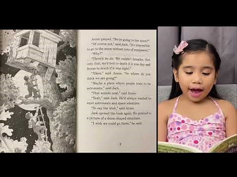 MAGIC TREE HOUSE Book #8 (Storytelling) | Midnight on the Moon