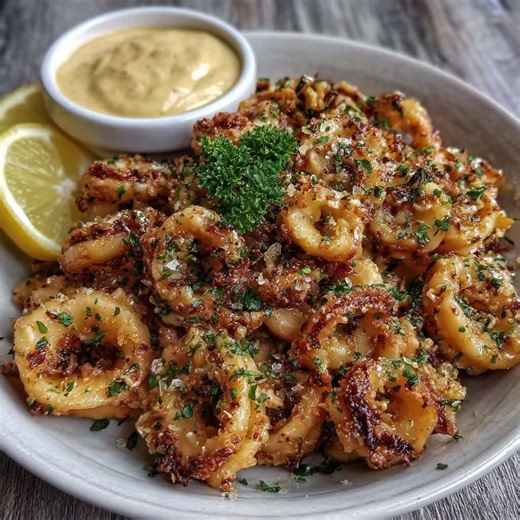 Lemon Garlic Calamari with Aioli Ingredients (Serves 2–3) For the...
