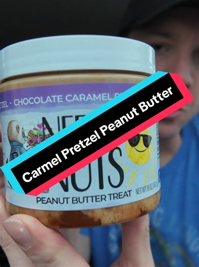 The @Nerdy Nuts Shop Chocolate Carmel Pretzel Peanut Butter Treat