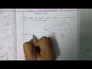 Chapter 10 Theorem 10.2 CIRCLES || NCERT || Maths class 10