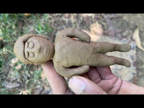 MAKING A SIMPLE CLAY HUMAN FIGURE BY HAND