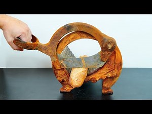 Rusty Bread Cutter Restoration