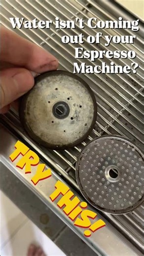 If Water isn’t Coming out of your Espresso Machine #howto #espresso #fix #espressomachine #cleaning