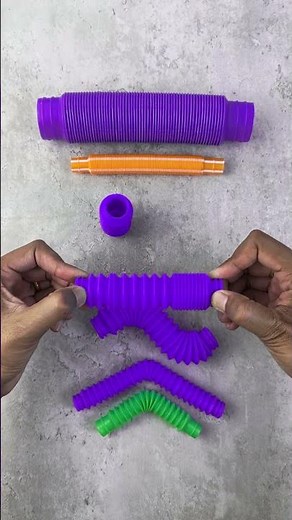 💛 Satisfying Pop Tube ASMR Therapy | Giant Neon Yellow Fidget Tube Sounds