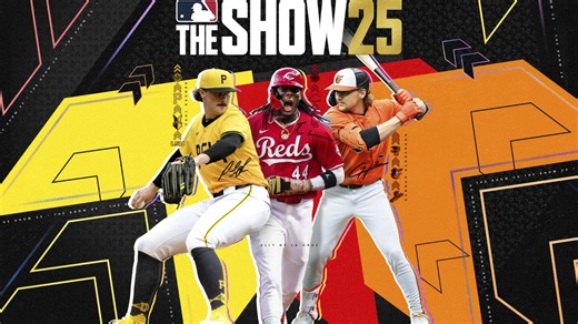 MLB The Show 25 cover features Paul Skenes, Gunnar Henderson and Elly De La Cruz
