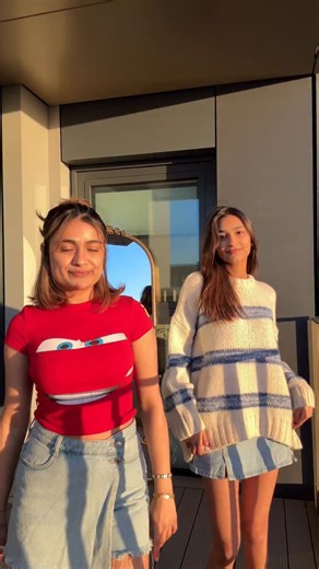 Korwaki Mansinghka on Instagram: "Living our SOTY dream 🦋🎀 . . . Mona’s 👗 Tshrit - @bershka Skort - @zara Koko’s 👗 Sweater - @asos skort - @stradivarius . . . [ Student of the Year, Dance, Bollywood, Alia Bhatt, Filmy, Girl Besties, Sunset dance, Fashion, Varun Dhawan, Siddharth Malhotra, Karan Johar ] . . . #explorepage✨ #reelitfeelit #fyp #trending #trendingnow #explore #studentoftheyear #karanjohar #aliabhatt #siddharthmalhotra #bollywood"