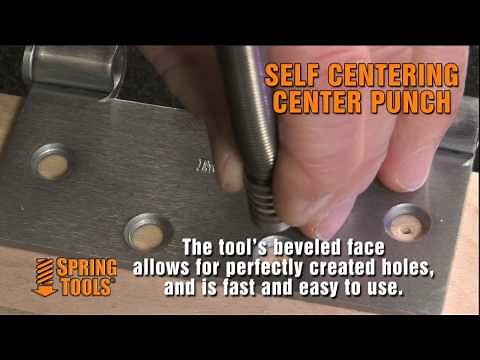 SpringTools Self Centering Center Punch