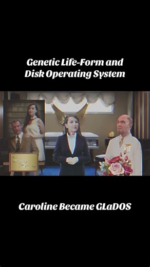Genetic Life-Form and Disk Operating System | Caroline Became GLaDOS #portal2 #memes #cavejohnson