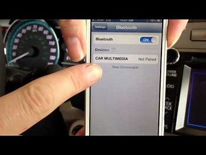 Pairing an iPhone to Your Toyota Navigation and Entune System
