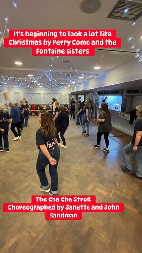 After a fast hectic class we slowed it down dancing the Stroll Along Cha Cha to this Perry Como classic. I love it! #jive #jiveswing #50s #40s #stroll #strolling #linedance #danceislife #dancingisgoodforyou #tjs #tjsjive #tjsstrollpatrol #newyearnewhobby #exercise #exerciseisgoodforyou #getmoving #funtimes #socialdancing #jivedancing #dancelive #dancingisfun #vintagemusic #1950s #1940s #linedancelife #learntodance #learntojive #danceclass #perrycomo #itsbeginningtolookalotlikechristmas | TJ's JI