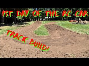 Back Yard RC Car Dirt Track Build Day #1