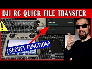 DJI RC - Drone to SSD FILE transfer | no Laptop needed