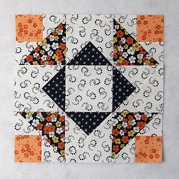 Aunt Dinah Quilt Block Free Pattern
