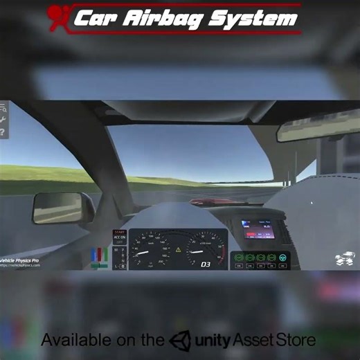 Car Airbag System + VPP | Pickup Truck | Unity Engine