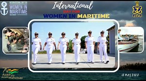 Training-Visibility-Recognition: Supporting a barrier-free working environment for #WomenInMaritimeDay. #Indiannavy salutes the indomitable spirit of #Women workforce across the sectors in the maritime domain and their stellar contributions. #WomenEmpowerment #WomenInNavy #Seafarers | Indian Navy