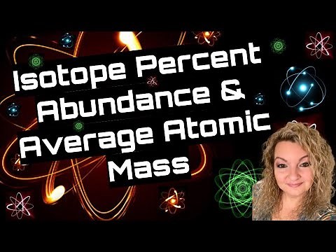 Isotope Percent Abundance | Average Atomic Mass
