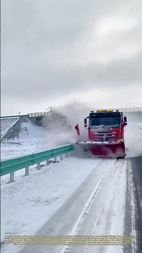 Snowplow Symphony: The Mechanical Clearing of Winter Highways
