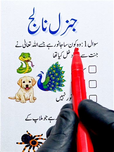 General Knowledge Quiz Challenge for Urdu Speakers