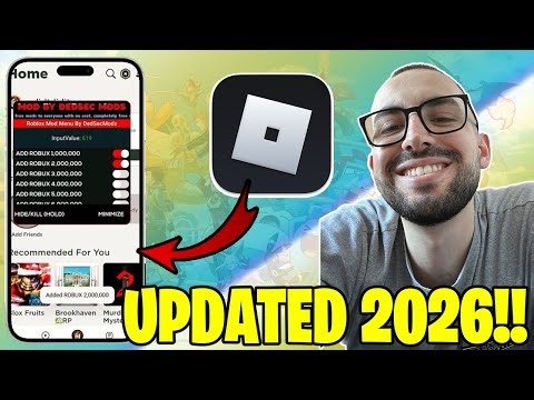 Roblox Mobile Hack/Mod Menu iOS & Android - Robux, God Mode, Fly Jump 2026