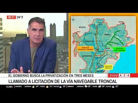 📢 LLAMADO A LICITACIÓN DE LA VÍA NAVEGABLE TRONCAL: PRIVATIZACIÓN EN TRES MESES