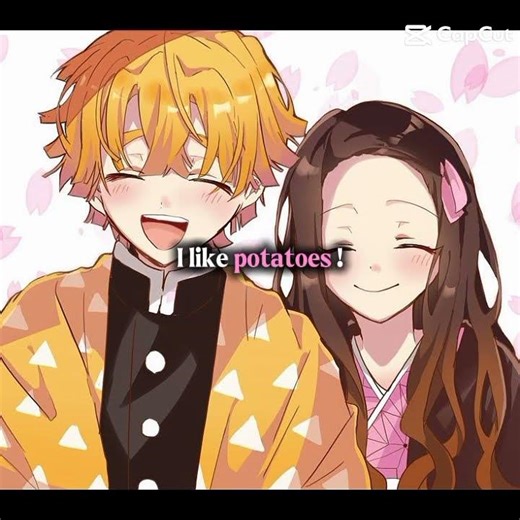 zenitsu e nezuko meme