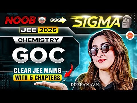 Day 3 : GOC | Clear JEE Mains 2026 in 5 Chapters | 5 Day Challenge | Diksha Ma’am
