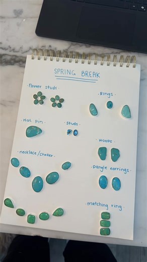 so excited for this drop! coming soon🥰 #sterlingsilver #silversmith #turquoise #jewlery