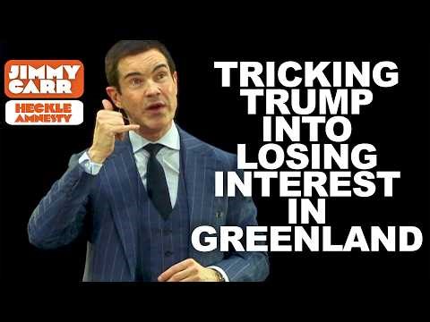 Jimmy Carr Crowd Work: Greenland, Trump and the Epstein Scandal
