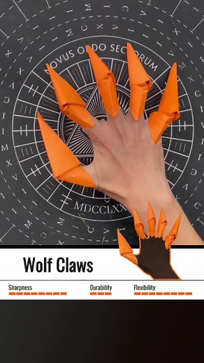 DIY Paper Wolf Claws - Handmade Origami Craft Tutorial