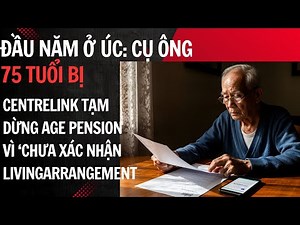 Đầu Năm Ở Úc: Cụ Ông 75 Tuổi Bị Centrelink Tạm Dừng Age Pension Vì Chưa Xác Nhận Nơi Ở