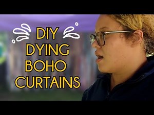 Dying DIY BOHO Rag Gypsy Curtains! • Lady Meraki Designs