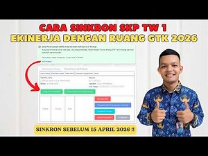 Cara Sinkron SKP TW 1 Ekinerja Dengan Ruang GTK 2026
