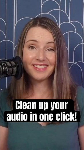 One Click to Instantly Clean Up Your Audio 🎯 #shorts #descript #aivideo