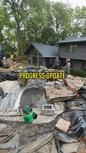 16K views · 210 reactions | Progress update on the Naperville project  #team #aquascape #project #pond #recpond #timelapse #build #construction #create #building #design #backyard #yard #large #cool #epic #progress #update | Team Aquascape | Facebook