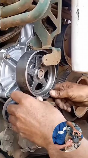 Installing Volvo and John Deere belts