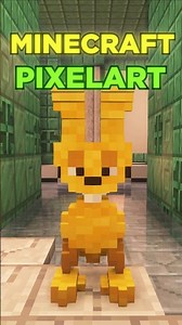 EL MEJOR MIPS PIXELART 3D DE MARIO 64 EN MINECRAFT #minecraft #pixelart #shorts #mario