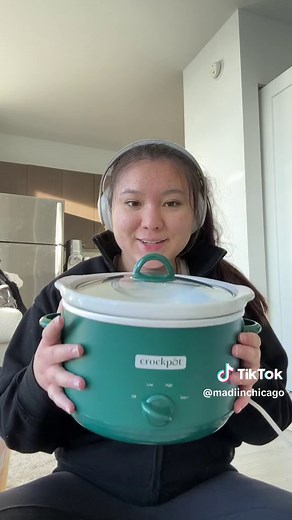 The cutest lil crock pot from Target🫶🏼 #crockpot #crockpotunboxing #slowcooker