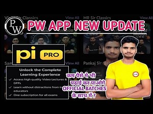 Pw App New Features Update, How to Work Pw π (pai) feature, Pw New Feature update in Pw Application
