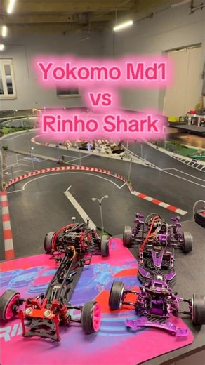 Yokomo md1 vs Rinho shark. Chassis for Rc drift models.