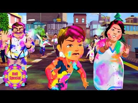 Aliens ने Holi को Apocalypse समझ लिया | Holi Special | abhimanyu Ki Alien Family