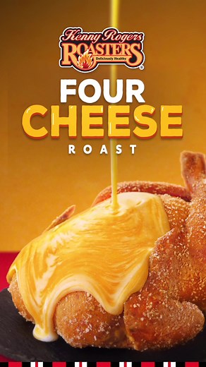 FOUR CHEESE? YES PLEASE! Introducing Kenny Rogers Roasters’ newest Four Cheese Roast! 🧀 #KennyRogersPH