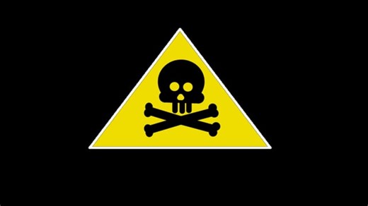 Toxic Poison, Poison Warning, Danger. Free Stock Video