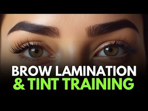 Brow Lamination & Tint Tutorial | Perfect Eyebrows Step by Step | International Skills Academy