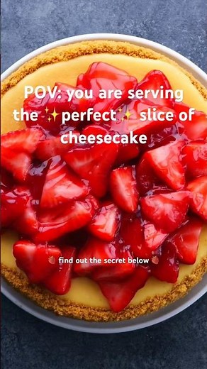 The Secret to Ultra-Creamy NY Style Cheesecake (NO Water Bath!) #recipe #shorts #cheesecake